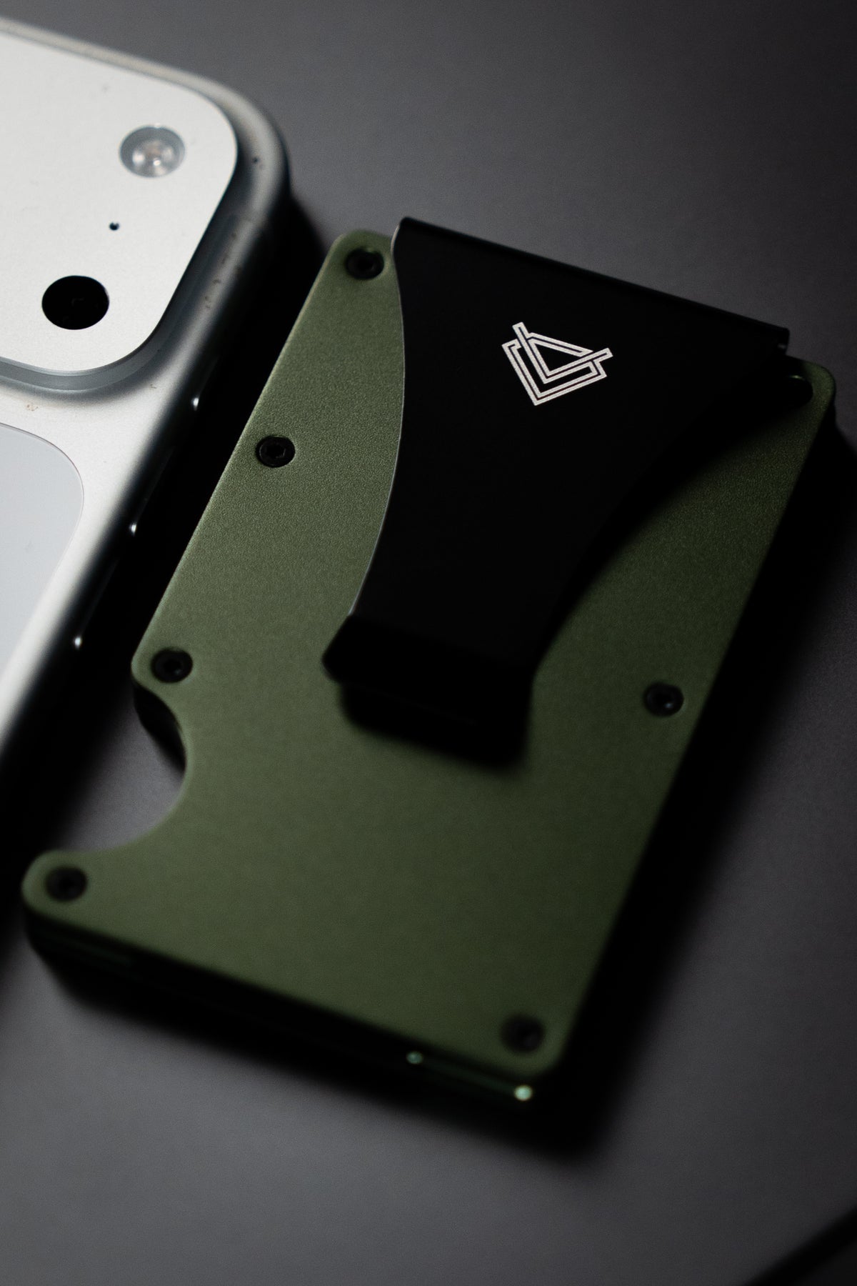 VLAKLINE Greencore - Billetera RFID Aluminio