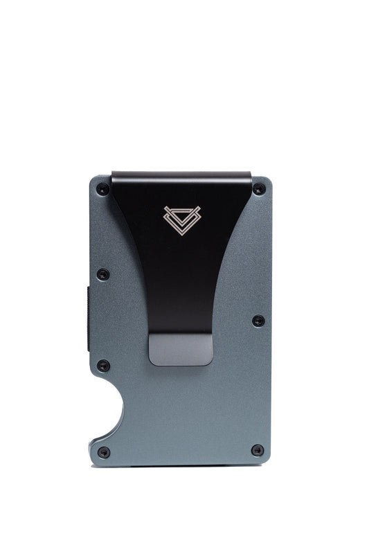 VLAKLINE BILLETERA TARJETERO CON CLIP DINERO SPACE GREY